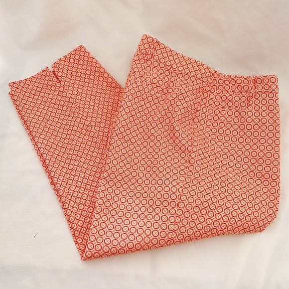 Kim Rogers Pants - Pants~Orange Patterned / Like New / Kim Rogers